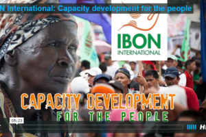 IBON International: Capacity development for the people